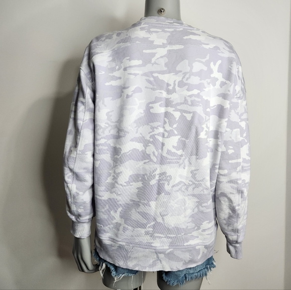 Lululemon Perfectly Oversized Crew in Incognito Camo Alpine White Multi Size 6 - Picture 7 of 12